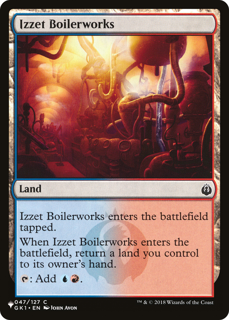 Izzet Boilerworks (GK1) [The List Reprints] | GrognardGamesBatavia