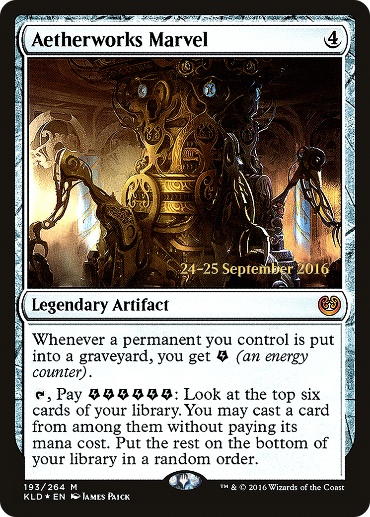 Aetherworks Marvel [Kaladesh Prerelease Promos] | GrognardGamesBatavia
