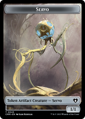 Servo // Elf Druid Double-Sided Token [Commander Masters Tokens] | GrognardGamesBatavia