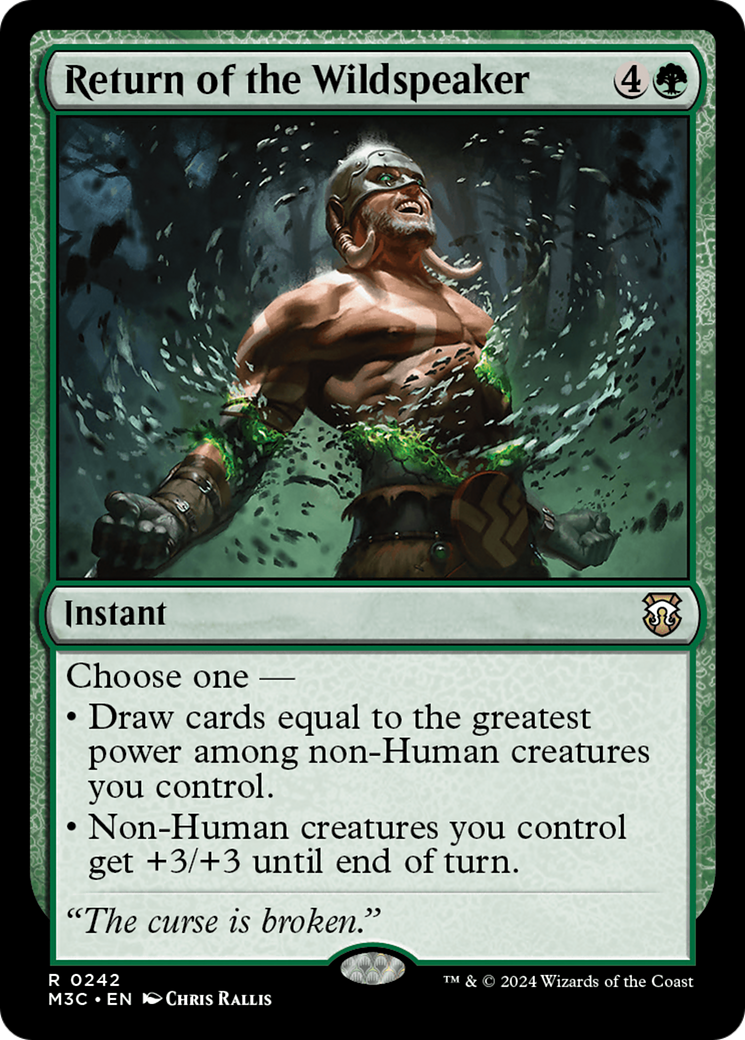 Return of the Wildspeaker [Modern Horizons 3 Commander] | GrognardGamesBatavia