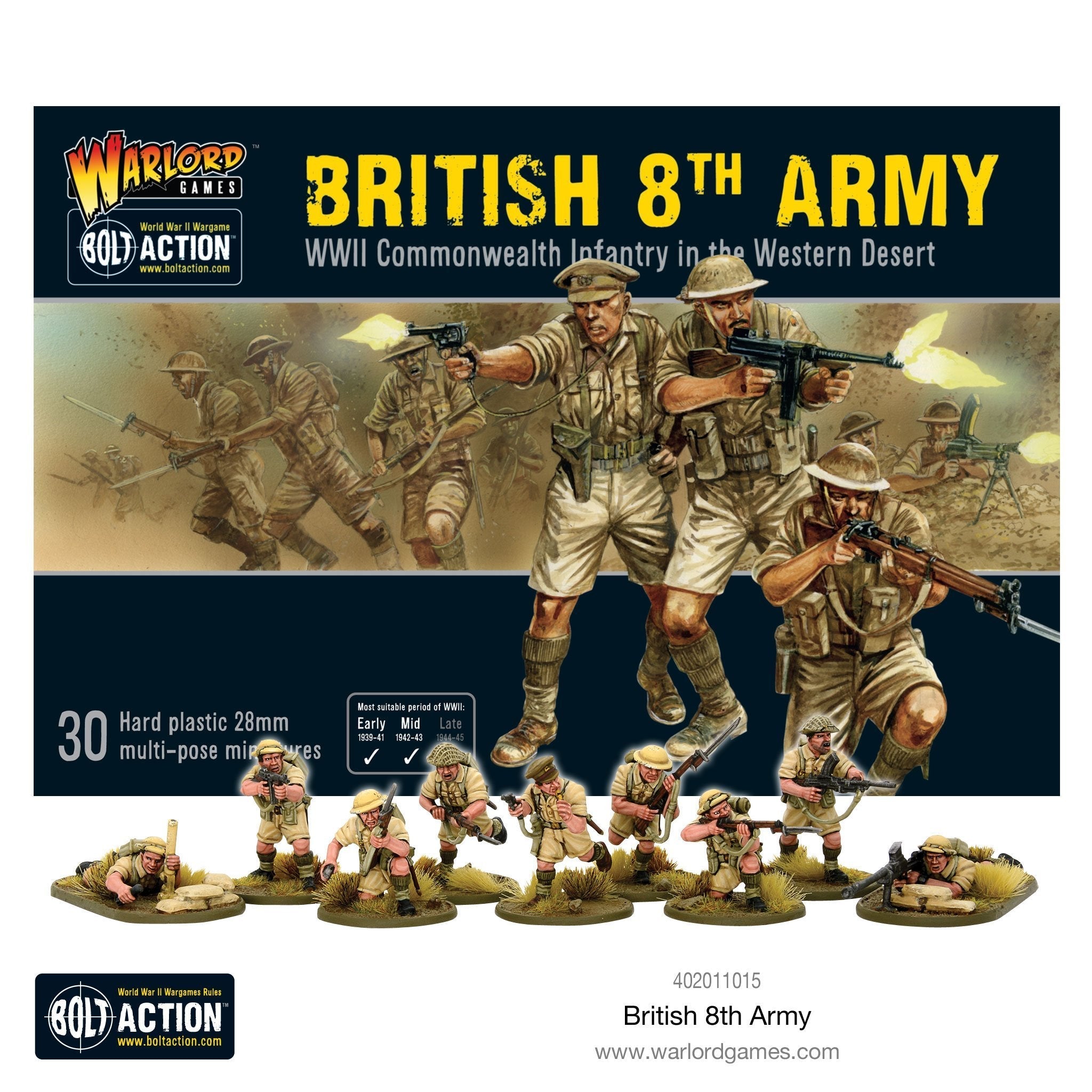 Bolt Action: British 8th Army | GrognardGamesBatavia