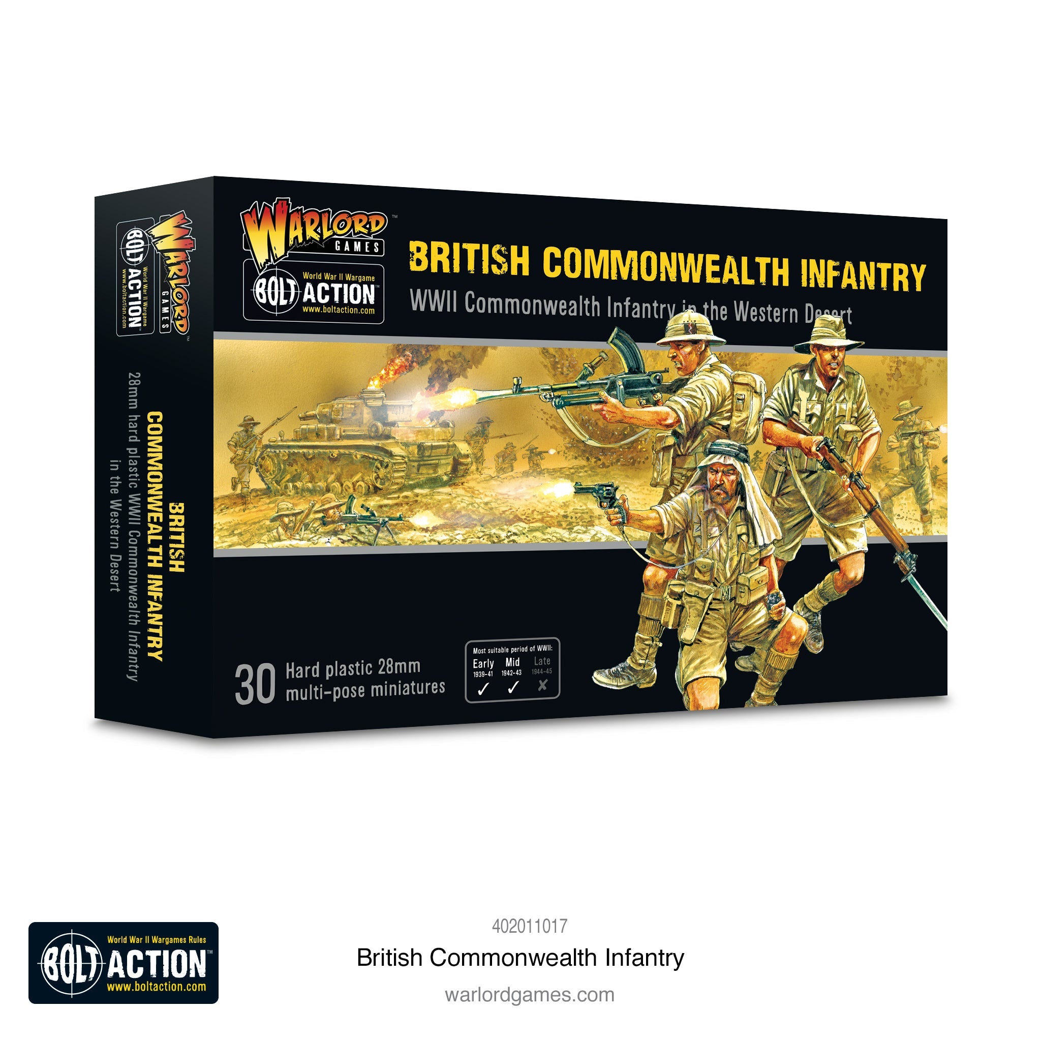 Bolt Action: British Commonwealth Infantry | GrognardGamesBatavia