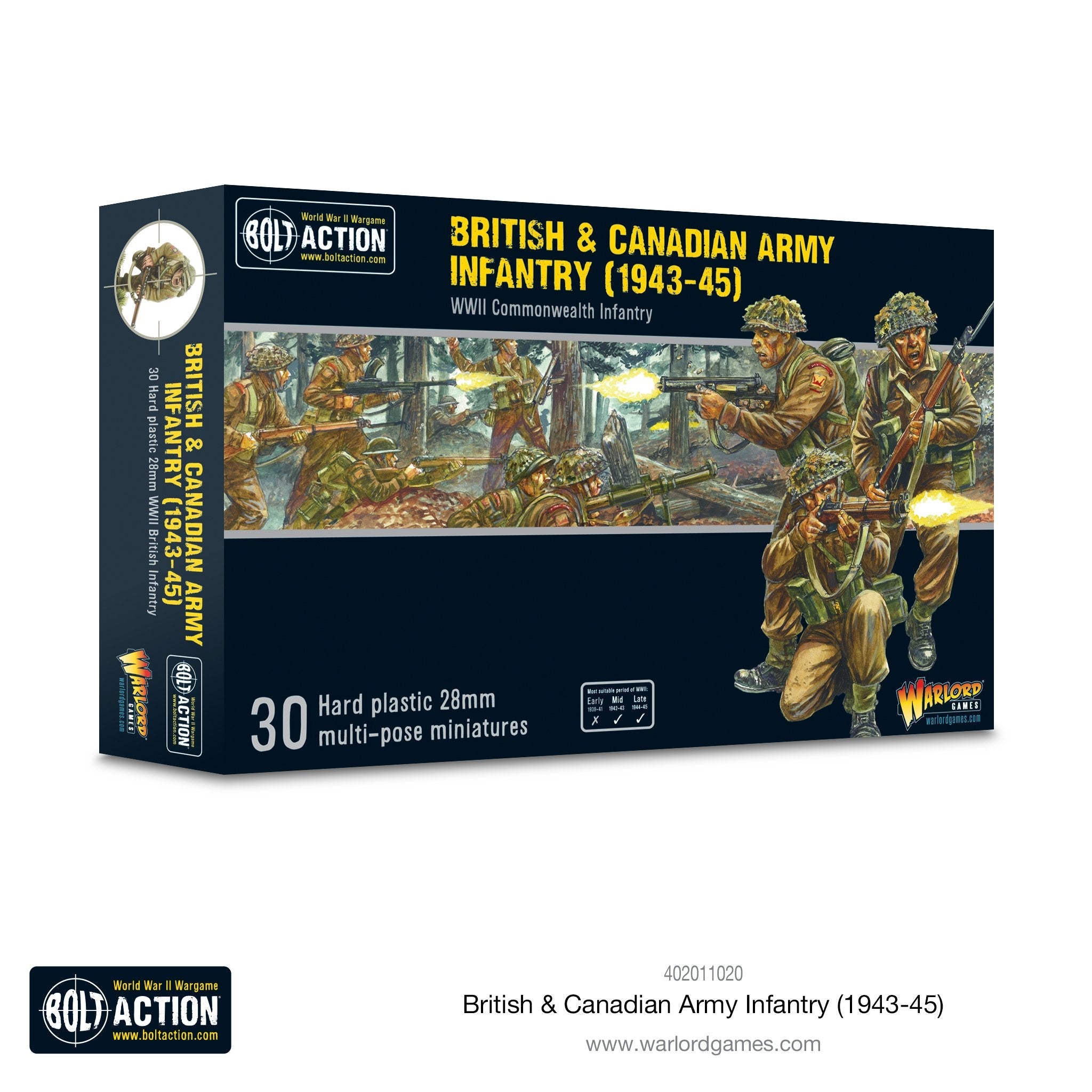 Bolt Action: British & Canadian Army Infantry (1943-45) | GrognardGamesBatavia