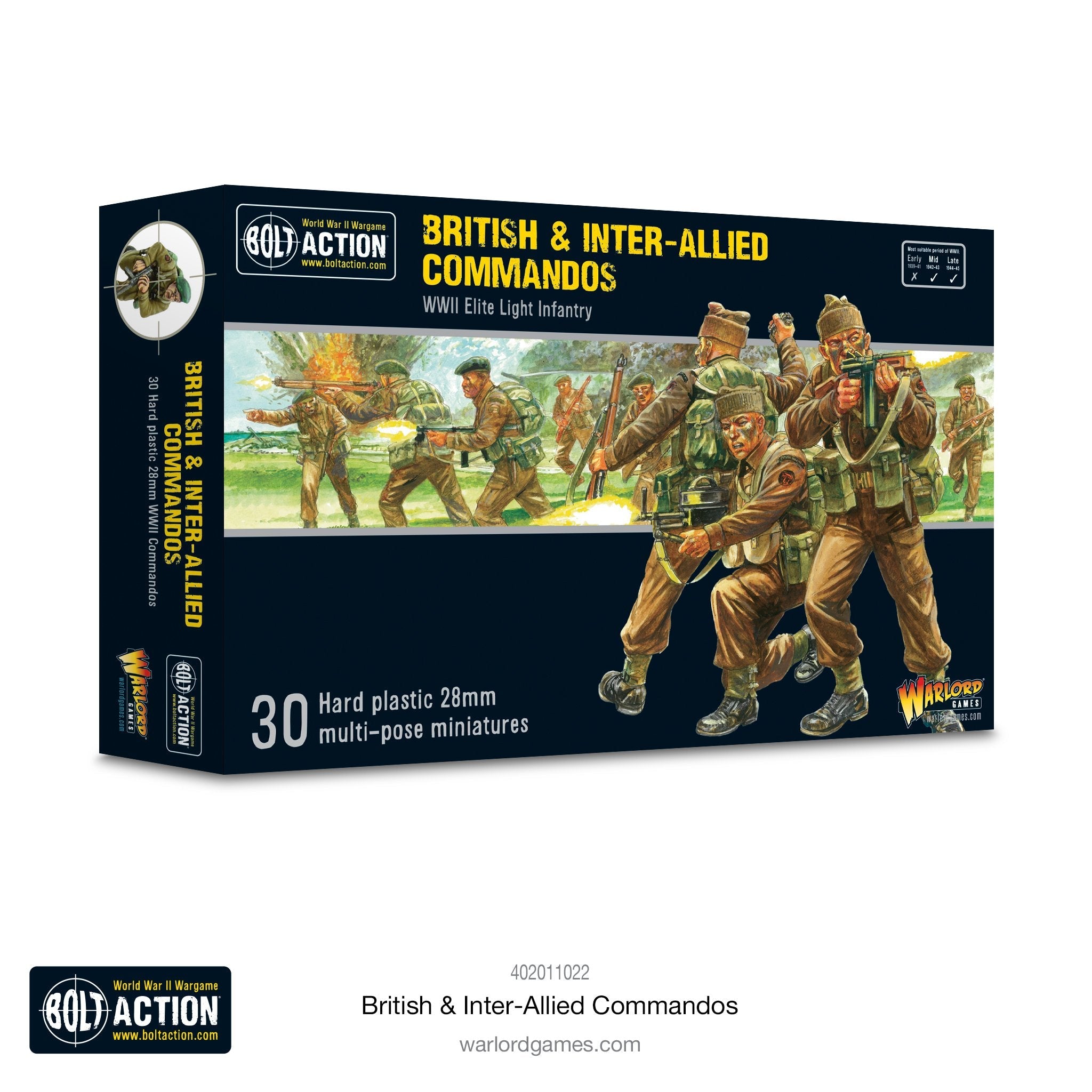 Bolt Action: British & Inter-Allied Commandos | GrognardGamesBatavia