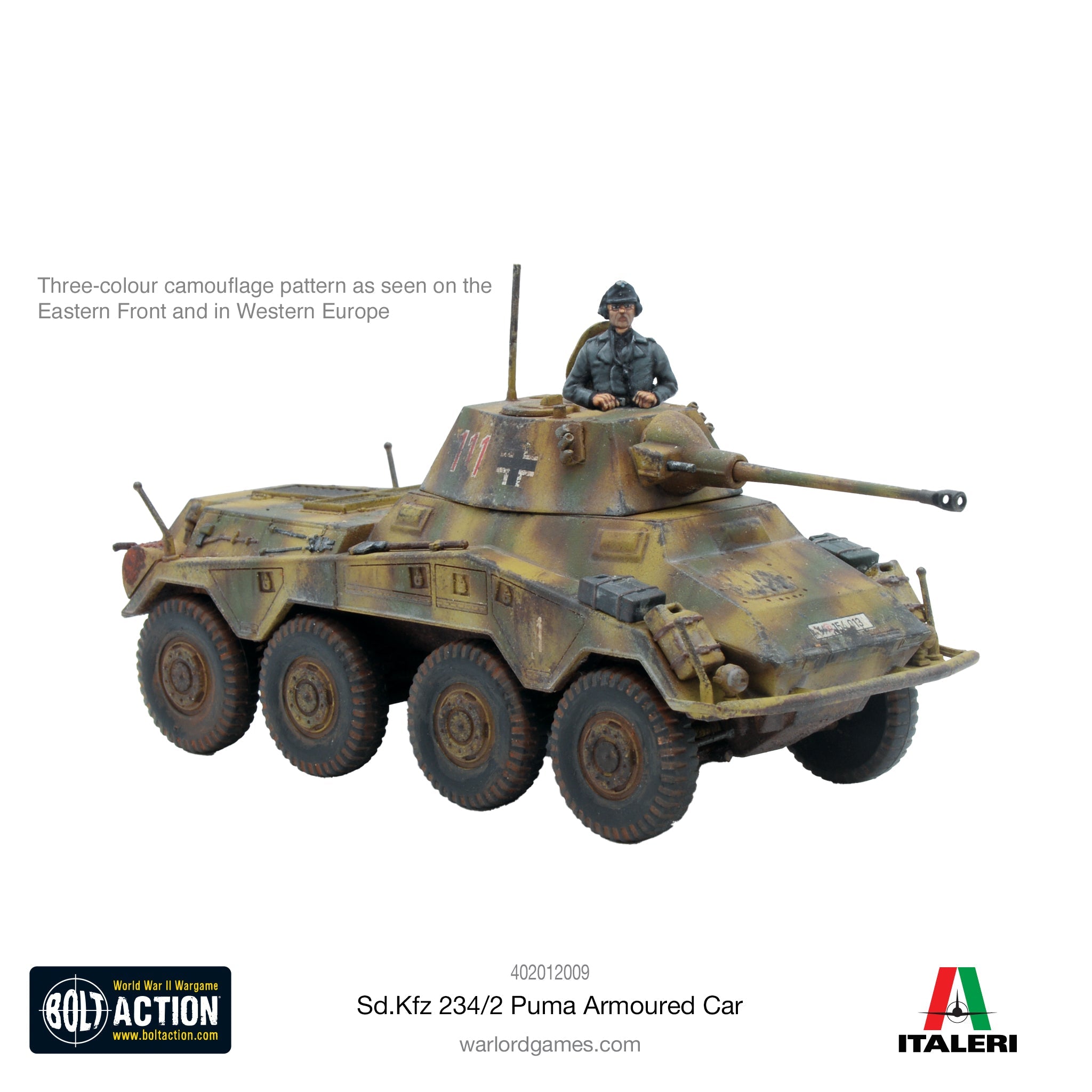 Bolt Action: Puma Sd.Kfz 234/2 Armoured Car | GrognardGamesBatavia