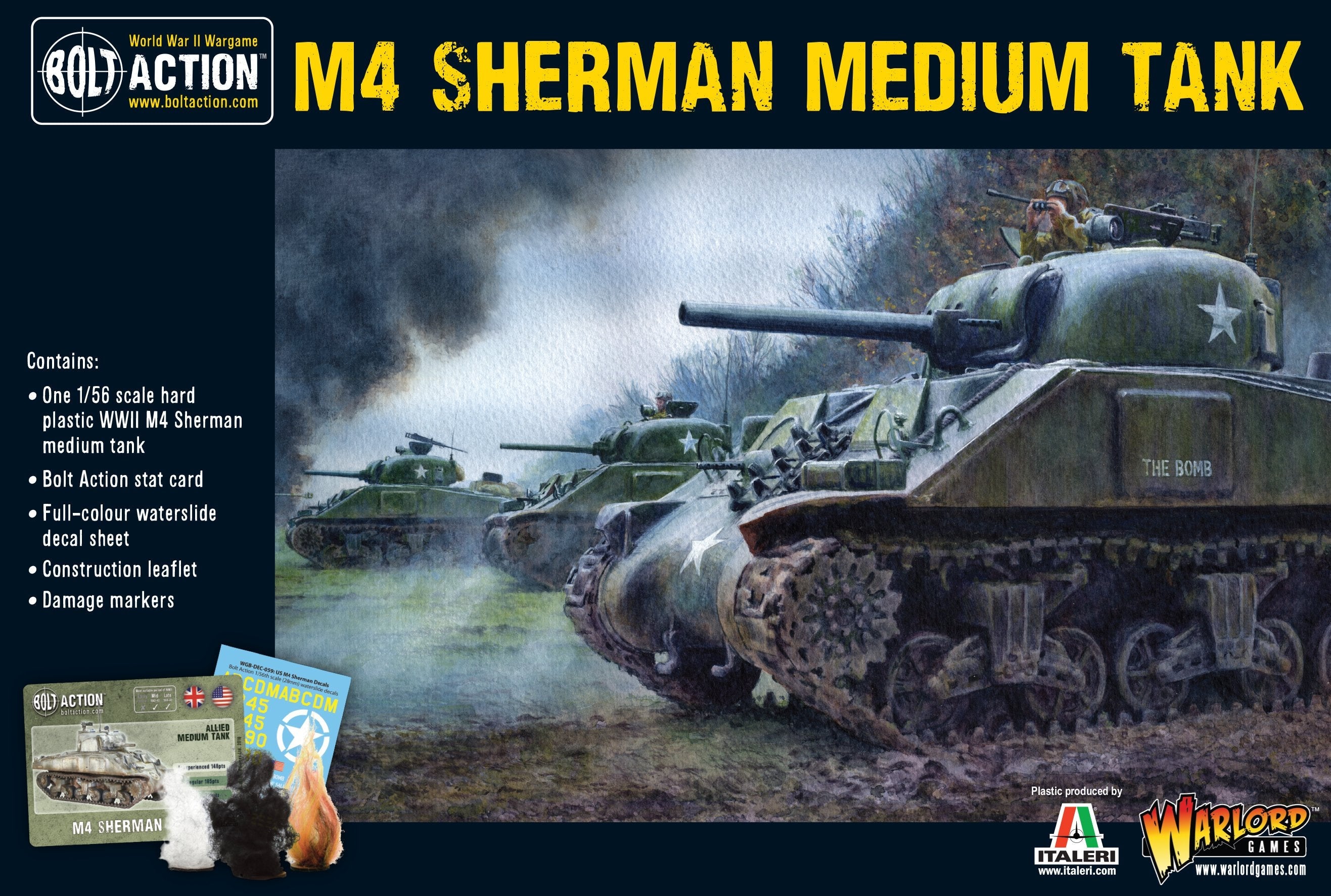 Bolt Action: M4 Sherman Medium Tank | GrognardGamesBatavia