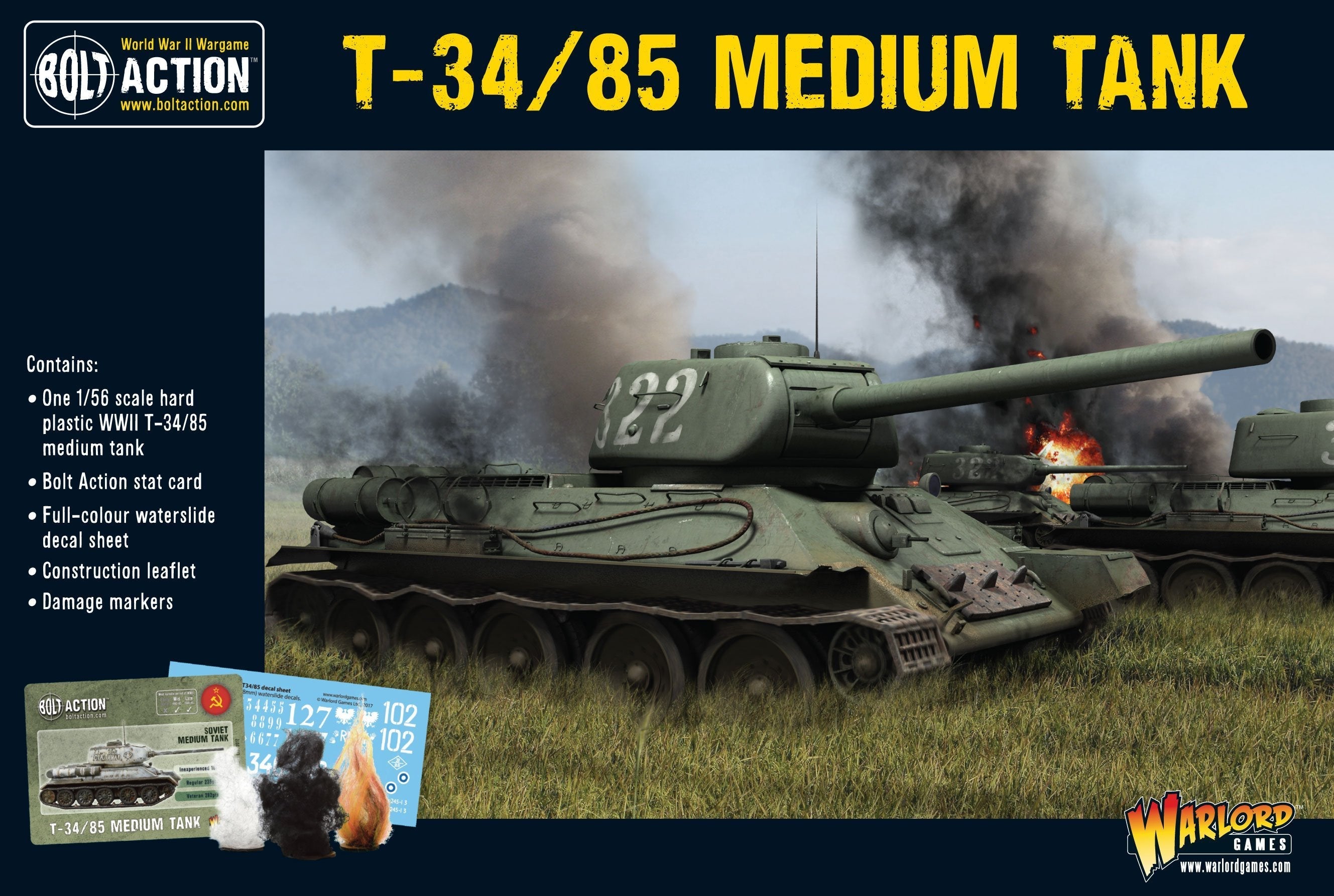 Bolt Action: T-34/85 Medium Tank | GrognardGamesBatavia