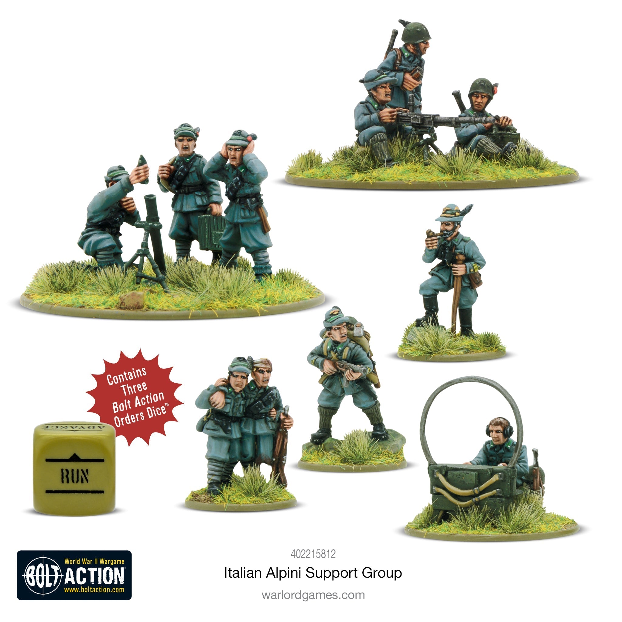 Bolt Action: Italian Alpini Support Group | GrognardGamesBatavia