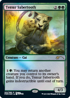 Temur Sabertooth [Year of the Tiger 2022] | GrognardGamesBatavia