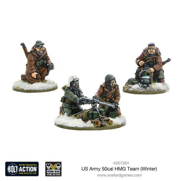 Bolt Action: US Army 50cal HMG Team (Winter) | GrognardGamesBatavia