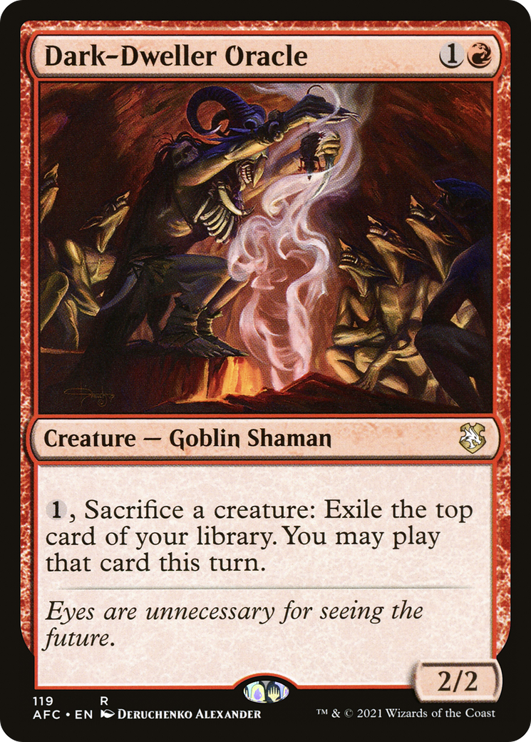 Dark-Dweller Oracle [Dungeons & Dragons: Adventures in the Forgotten Realms Commander] | GrognardGamesBatavia