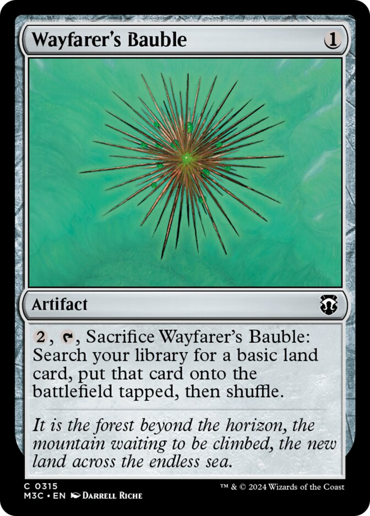 Wayfarer's Bauble (Ripple Foil) [Modern Horizons 3 Commander] | GrognardGamesBatavia