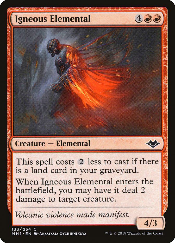 Igneous Elemental [Modern Horizons] | GrognardGamesBatavia