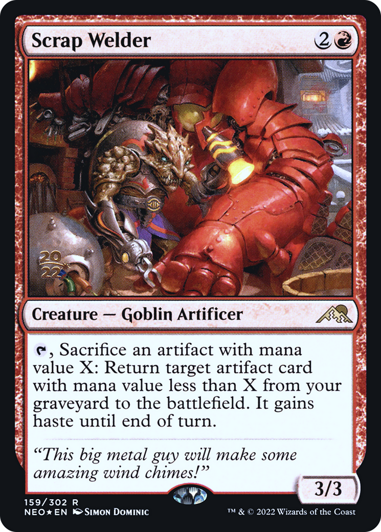 Scrap Welder [Kamigawa: Neon Dynasty Prerelease Promos] | GrognardGamesBatavia