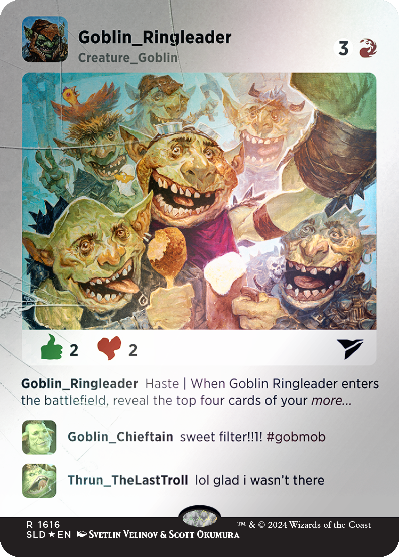 Goblin Ringleader (Rainbow Foil) [Secret Lair Drop Series] | GrognardGamesBatavia