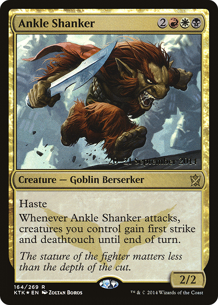 Ankle Shanker [Khans of Tarkir Prerelease Promos] | GrognardGamesBatavia