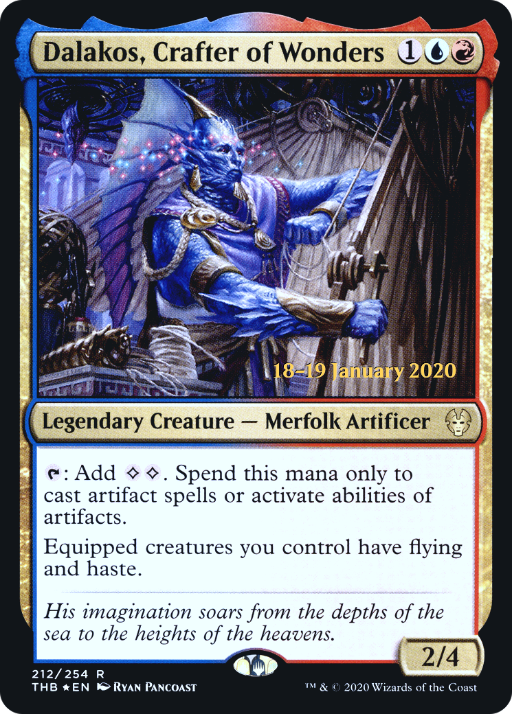 Dalakos, Crafter of Wonders [Theros Beyond Death Prerelease Promos] | GrognardGamesBatavia