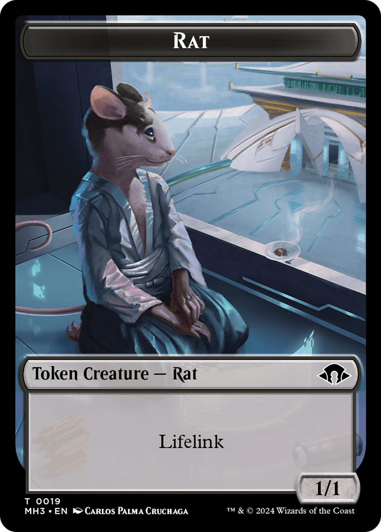 Phyrexian Germ // Rat Double-Sided Token [Modern Horizons 3 Tokens] | GrognardGamesBatavia