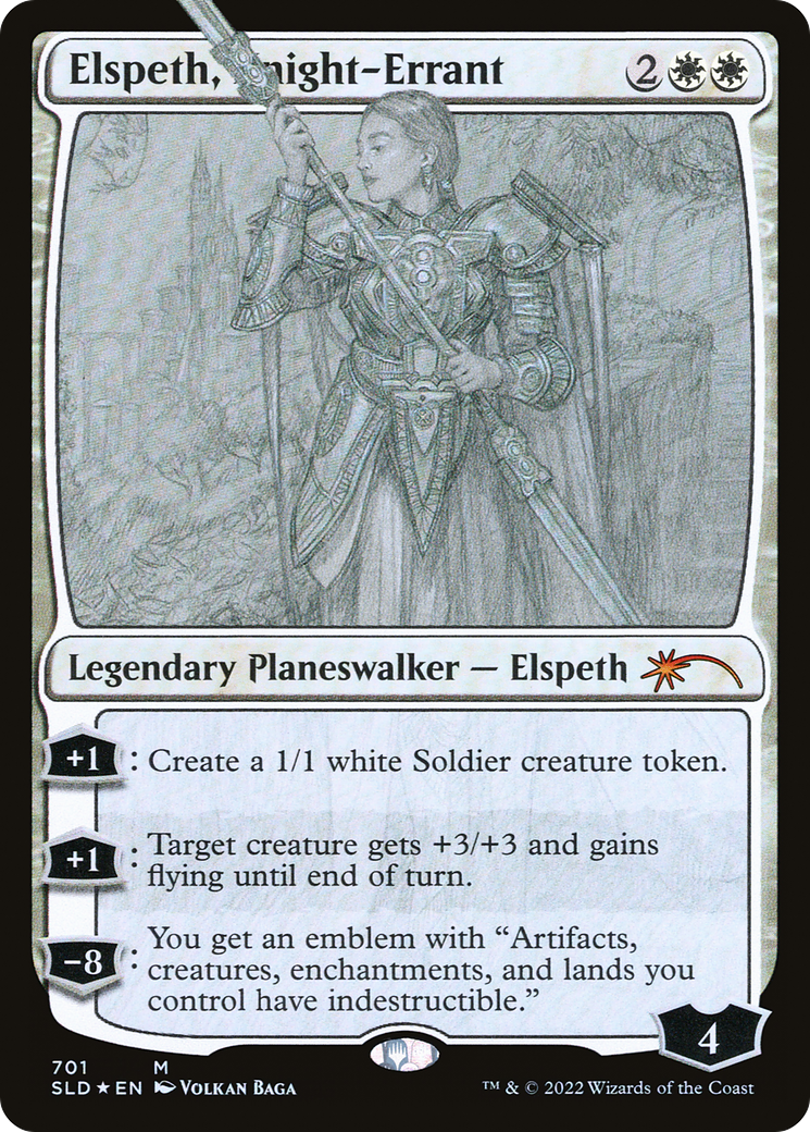 Elspeth, Knight-Errant (Sketch) [Secret Lair Drop Promos] | GrognardGamesBatavia