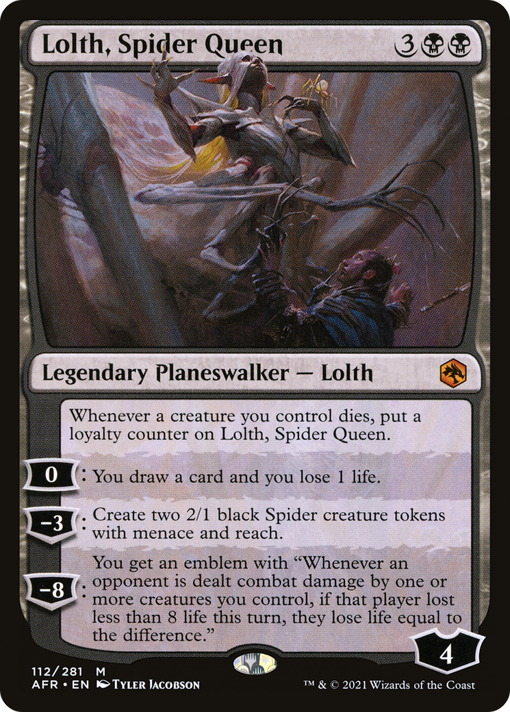 Lolth, Spider Queen [Dungeons & Dragons: Adventures in the Forgotten Realms] | GrognardGamesBatavia