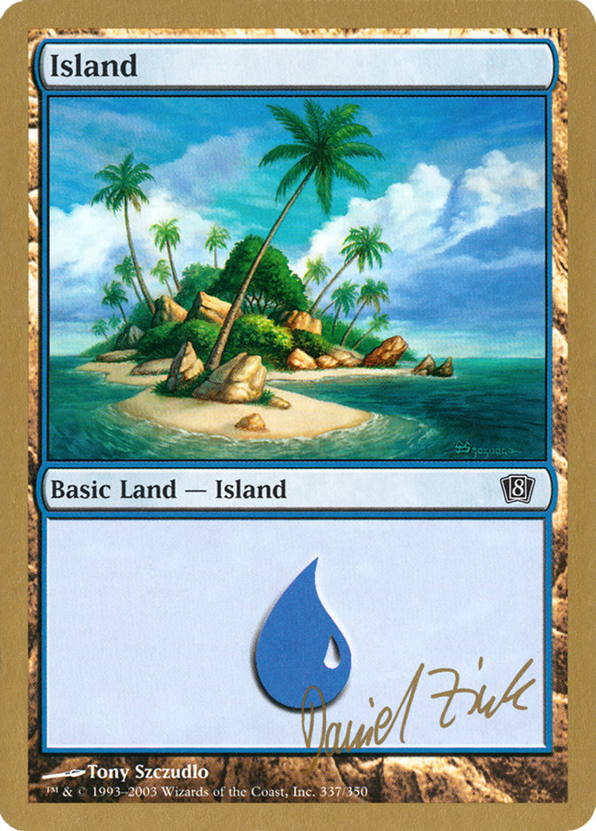 Island (dz337) (Daniel Zink) [World Championship Decks 2003] | GrognardGamesBatavia