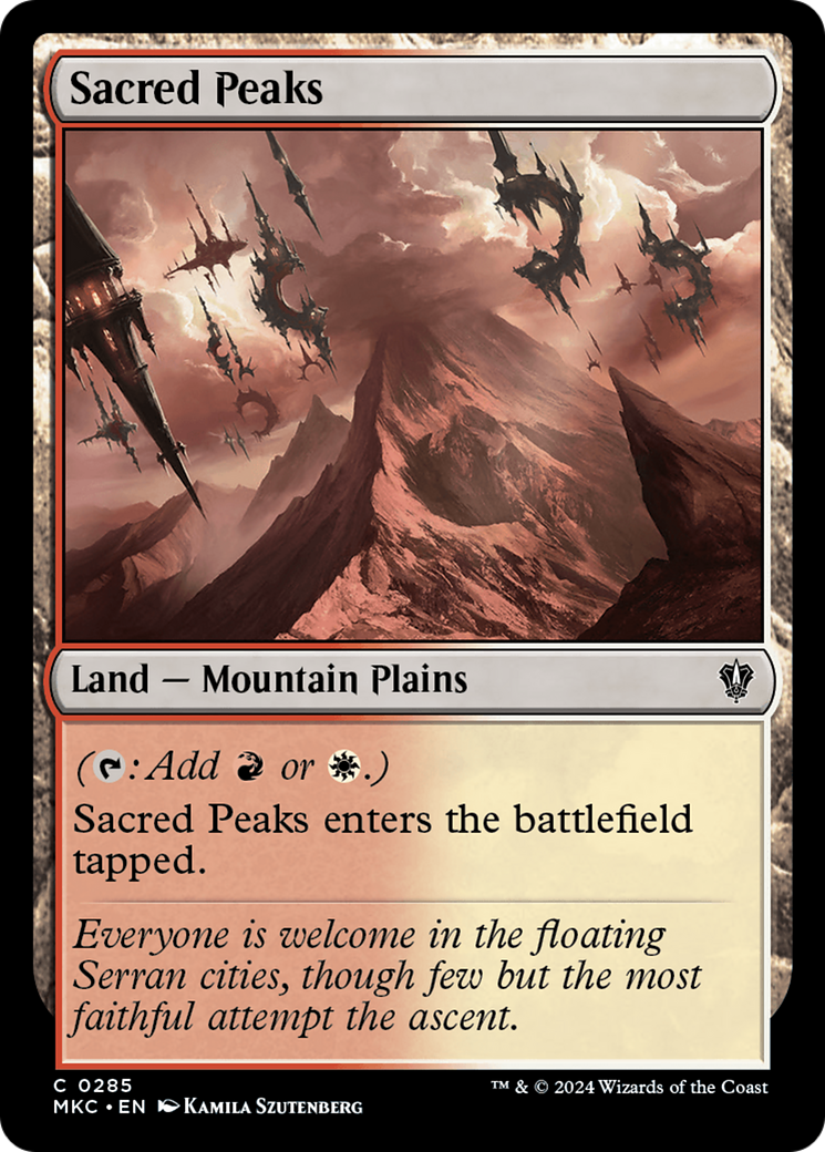 Sacred Peaks [Murders at Karlov Manor Commander] | GrognardGamesBatavia