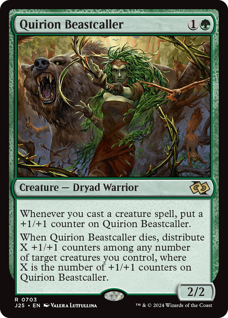 Quirion Beastcaller [Foundations Jumpstart] | GrognardGamesBatavia