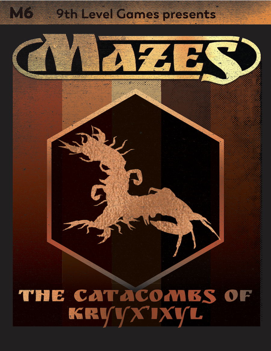 Mazes Fantasy Roleplaying: The Catacombs of Kryyx'ixyl | GrognardGamesBatavia