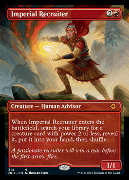 Imperial Recruiter (Borderless Alternate Art) [Modern Horizons 2] | GrognardGamesBatavia