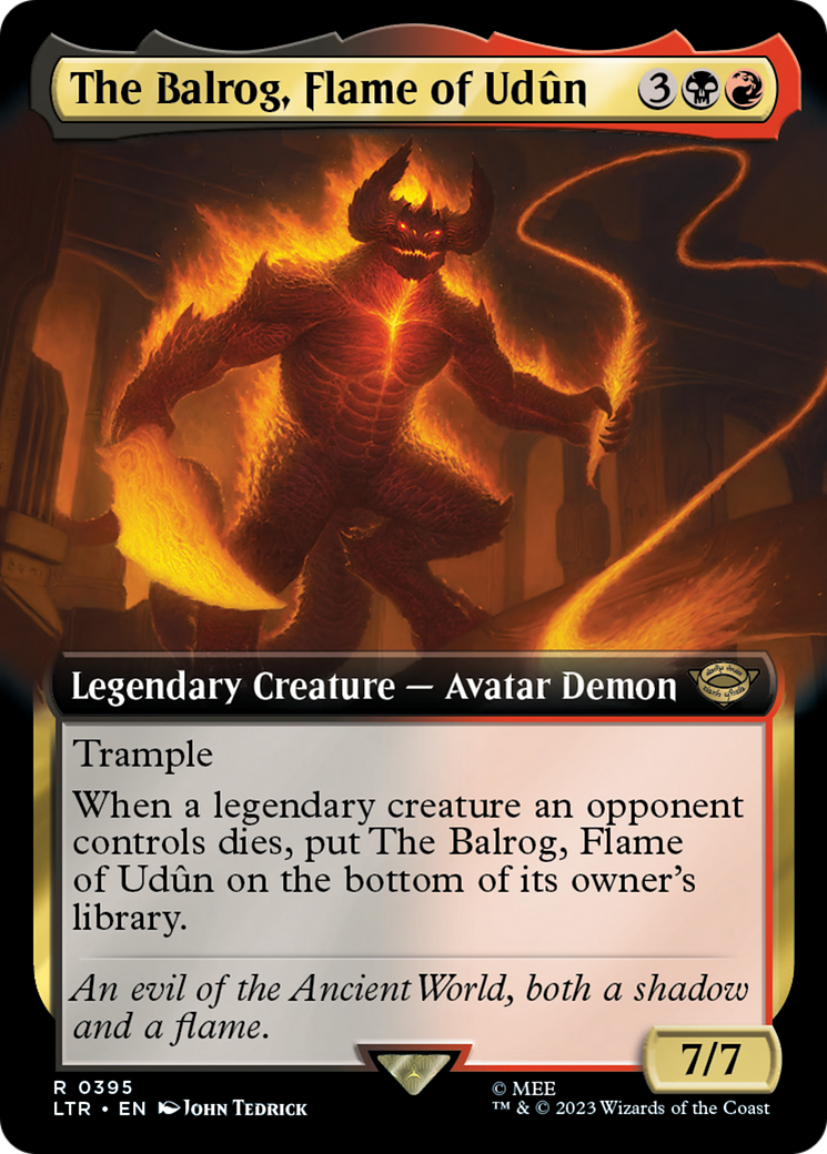 The Balrog, Flame of Udun (Extended Art) [The Lord of the Rings: Tales of Middle-Earth] | GrognardGamesBatavia