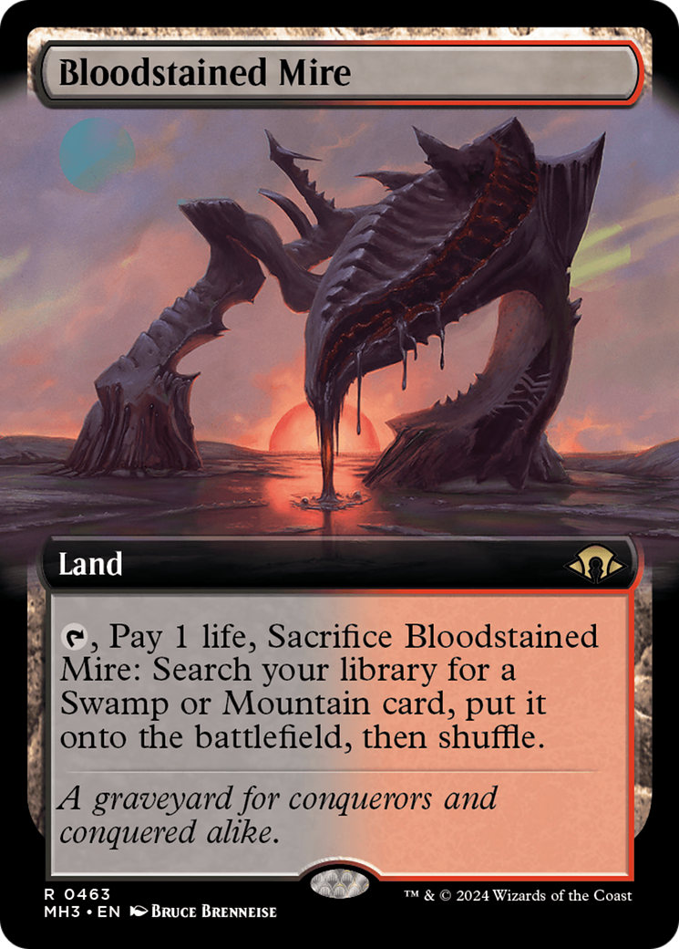 Bloodstained Mire (Extended Art) [Modern Horizons 3] | GrognardGamesBatavia