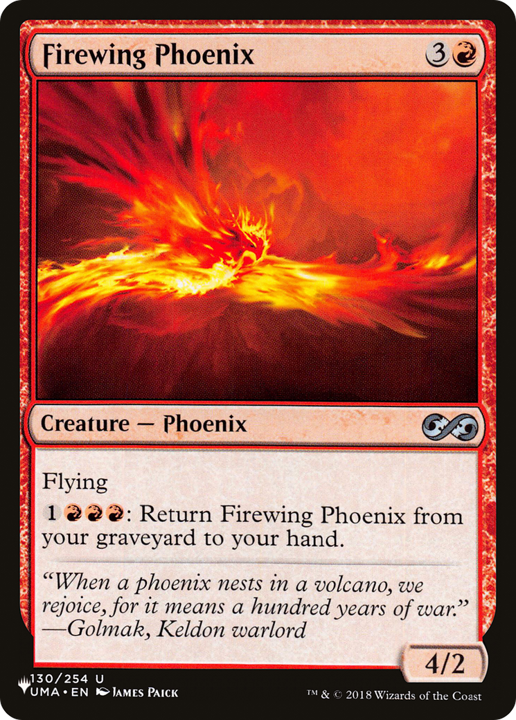 Firewing Phoenix [The List Reprints] | GrognardGamesBatavia