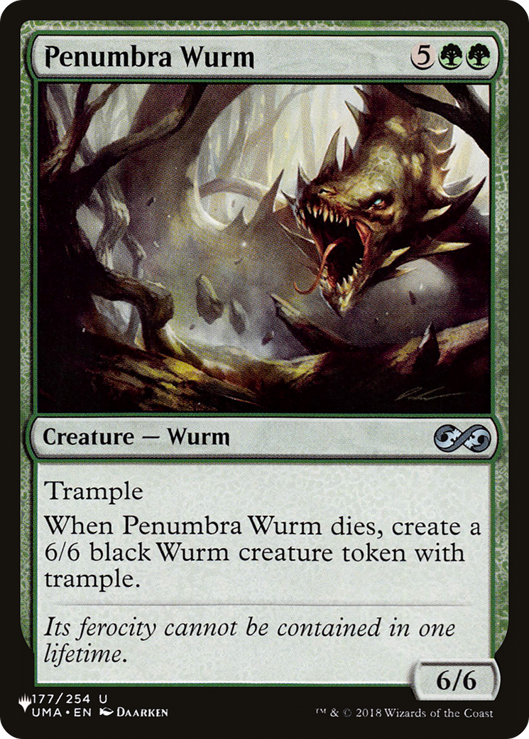 Penumbra Wurm [The List Reprints] | GrognardGamesBatavia