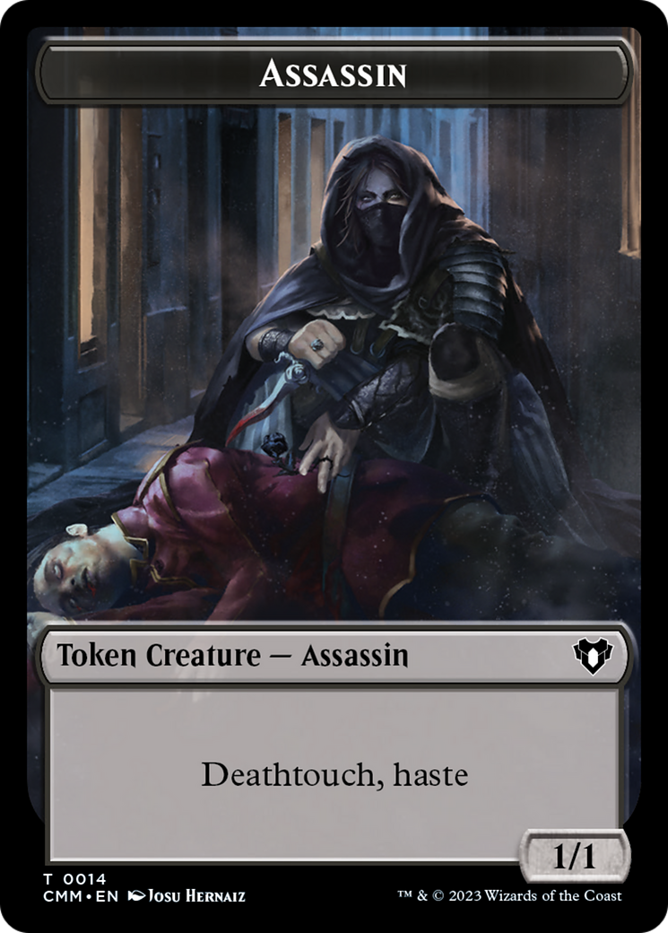 Assassin Token [Commander Masters Tokens] | GrognardGamesBatavia