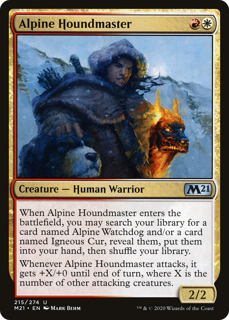 Alpine Houndmaster [Core Set 2021] | GrognardGamesBatavia