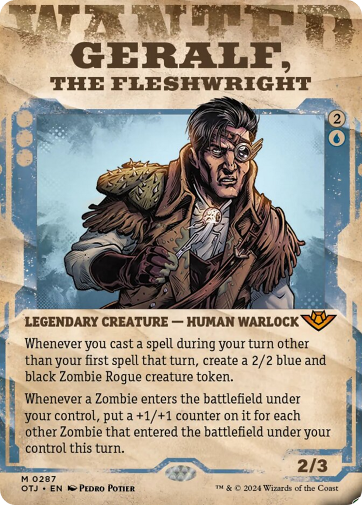 Geralf, the Fleshwright (Showcase) [Outlaws of Thunder Junction] | GrognardGamesBatavia