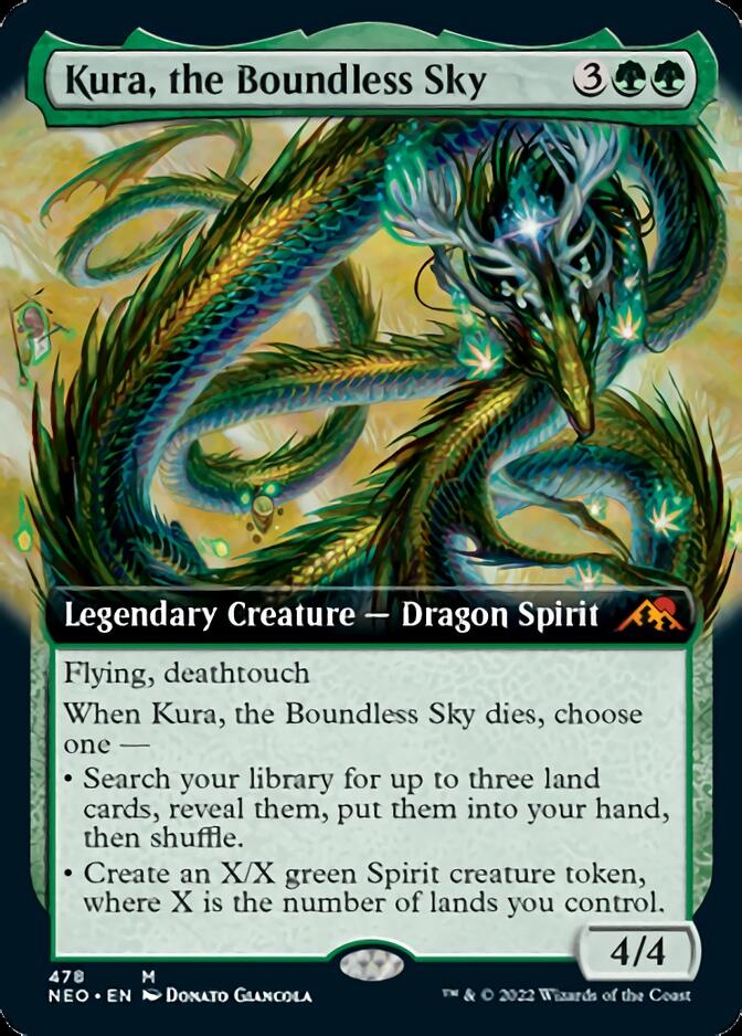 Kura, the Boundless Sky (Extended Art) [Kamigawa: Neon Dynasty] | GrognardGamesBatavia