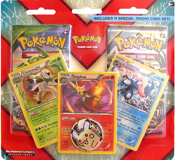 XY - 2-Pack Blister (Chesnaught, Delphox, and Greninja) | GrognardGamesBatavia