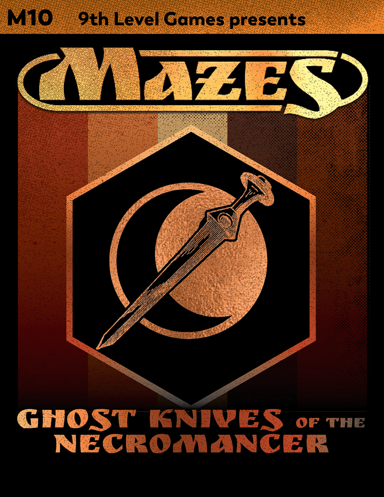 Mazes Fantasy Roleplaying: Ghost Knives of the Necromancer | GrognardGamesBatavia