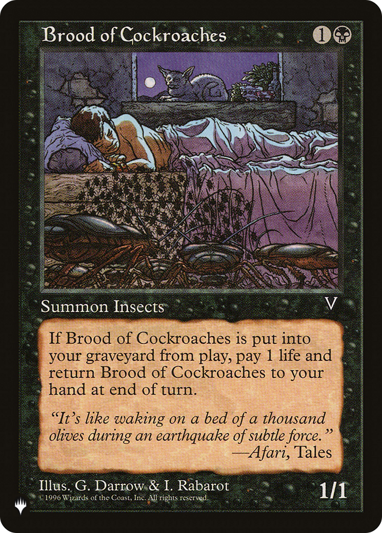 Brood of Cockroaches [The List Reprints] | GrognardGamesBatavia