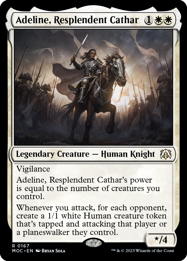 Adeline, Resplendent Cathar [March of the Machine Commander] | GrognardGamesBatavia