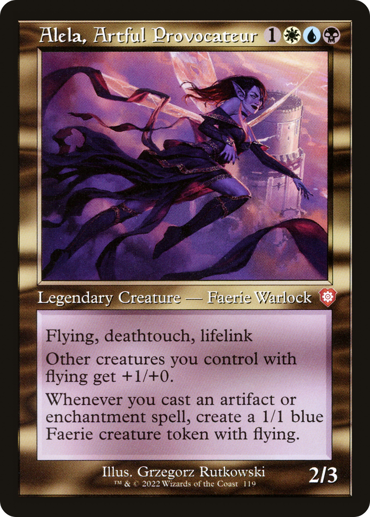 Alela, Artful Provocateur (Retro) [The Brothers' War Commander] | GrognardGamesBatavia
