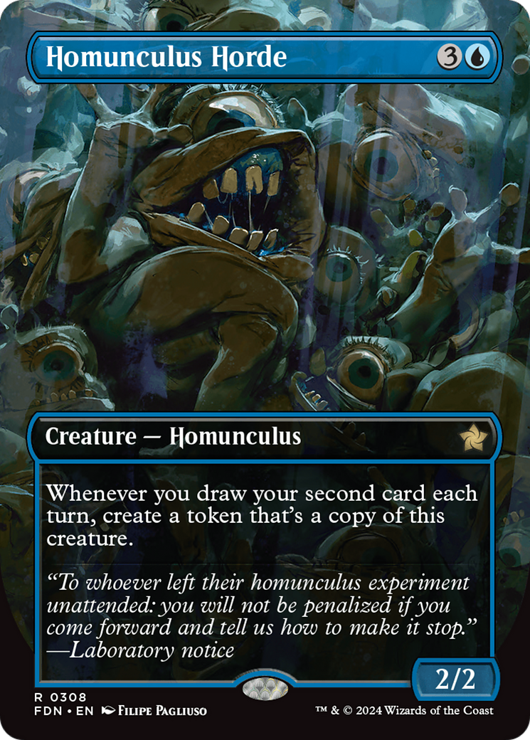 Homunculus Horde (Borderless) [Foundations] | GrognardGamesBatavia