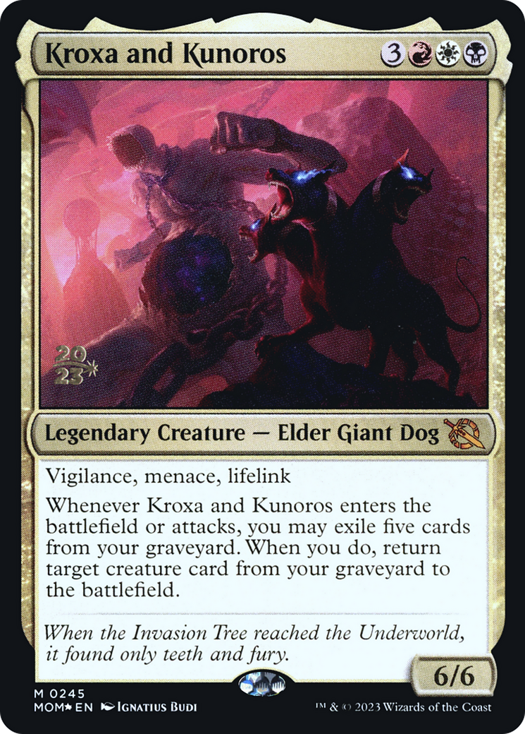 Kroxa and Kunoros [March of the Machine Prerelease Promos] | GrognardGamesBatavia