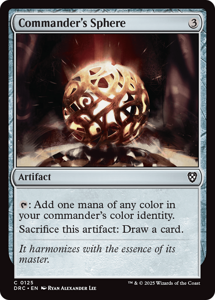 Commander's Sphere [Aetherdrift Commander] | GrognardGamesBatavia