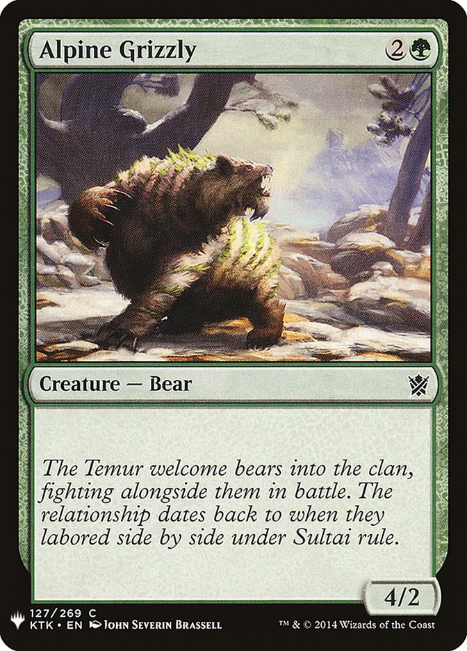 Alpine Grizzly [Mystery Booster] | GrognardGamesBatavia