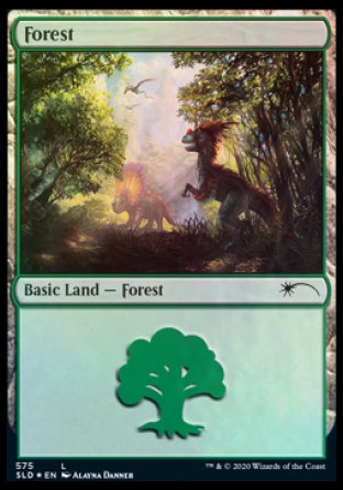 Forest (Dinosaurs) (575) [Secret Lair Drop Promos] | GrognardGamesBatavia