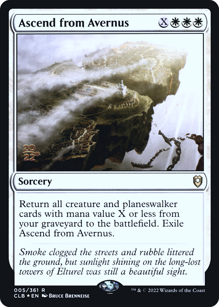 Ascend from Avernus [Commander Legends: Battle for Baldur's Gate Prerelease Promos] | GrognardGamesBatavia
