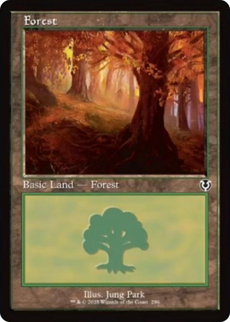 Forest (296) (Retro Frame) [Innistrad Remastered] | GrognardGamesBatavia