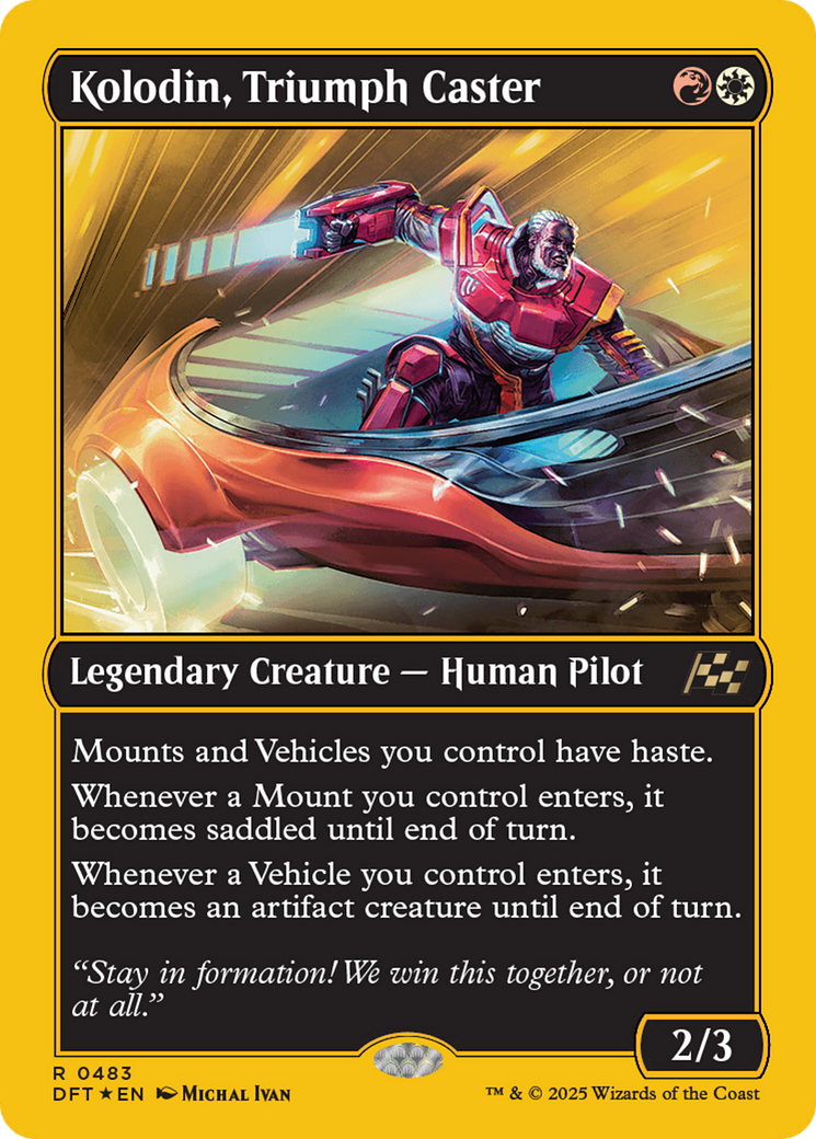 Kolodin, Triumph Caster (First-Place Foil) [Aetherdrift] | GrognardGamesBatavia